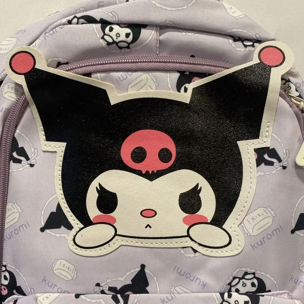 Sanrio Kawaii‎ Kuromi🌸CUTE🌸School Backpack Big Size NEW